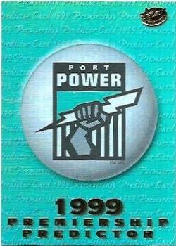 1999 Select AFL Premiere - Premiership Predictors #PC11 Port Adelaide Power Front